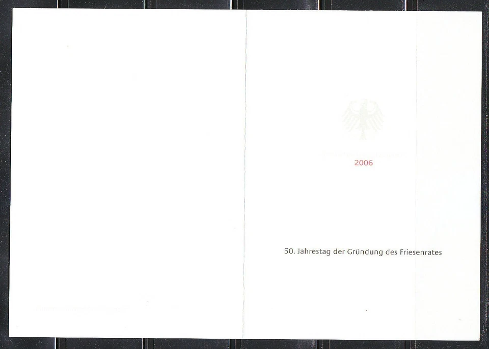 Germany 2006 Erstausgabe FDC Mi 2523 Sc 2371 Frisian Council 50th anniver. - Image 2 of 2
