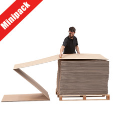 CARTONE IMBALLAGGIO Minipack ondulato modulo continuo 115 x 147,5 foglio cm