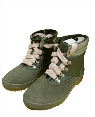 Keds Women's Olive Camp Suede Splash Twill Boots,