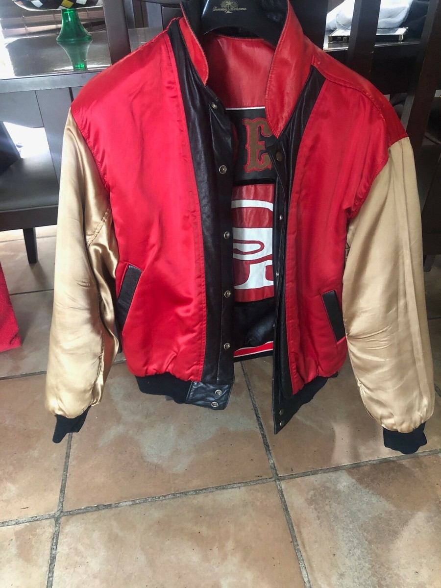 Jeff Hamilton 49ers NFL Leather Jacket - Reversible | eBay Jeff Hamilton 49ers NFL Leather Jacket - Reversible | eBay