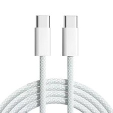 PD 40W Dual USB-C Fast Car Charger Type C Cable For iPhone 15 Plus 16e 17 ProMax