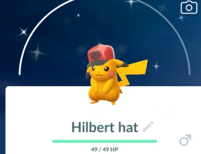 Pokémon Go - Pikachu Chapeau Galar (Galar Hat) - À échanger / Transfert