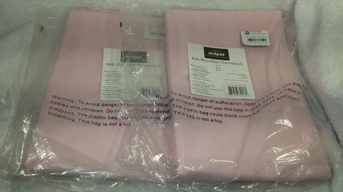 2-46×63" Eclipse Kids Microfiber Thermaback Pink Rose - Picture 2 of 2