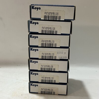 Koyo FNT-5578 Roller & Cage Assembly 55 mm Bore, 78 mm OD, 3 mm Width (LOT OF 7)