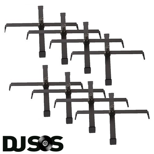 8x Universal Floor Stand Mount Base Par Can Uplighting Lighting Screen Par Can