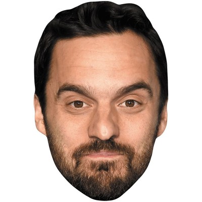 Jake Johnson (Beard) Big Head. Larger than life mask.