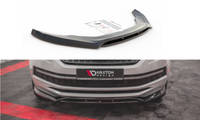 CUP Spoilerlippe Schwarz FüR Skoda Kodiaq MK1 Sportline Frontspoiler Schwert