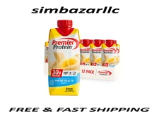 Premier Protein Shake, Bananas & Cream, 30g Protein, 11 fl oz, 12 Ct