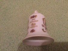 Hutschenreuther Jahresglocke 1987 Weihnachtsglocke Sammelglocke Kleinstadt