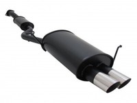 Novus Sportauspuff+Abe 2X76Mm Ms-Design Stahl FüR BMW E36 Compact