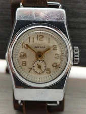 Rare Soviet Watch Zvezda (Star) GChZ Uglich 1950s Small USSR Women's Watch 