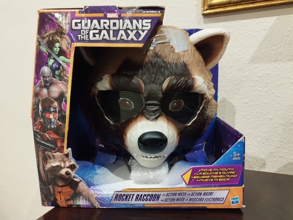 MÁSCARA ROCKET RACCOON HASBRO -GUARDIANES DE LA GALAXIA-