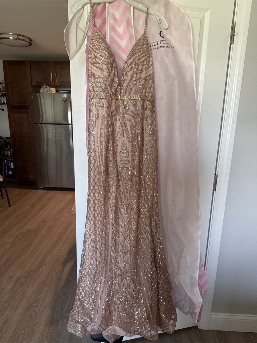 CLARISSE Rose Gold Dress Never Worn Only Tried It On In The Store.  | eBay