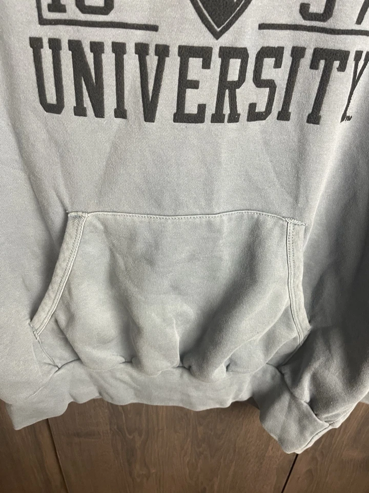 Sudadera con capucha grande vintage Upper Iowa University Peacocks NCAA College Foto 3 de 4
