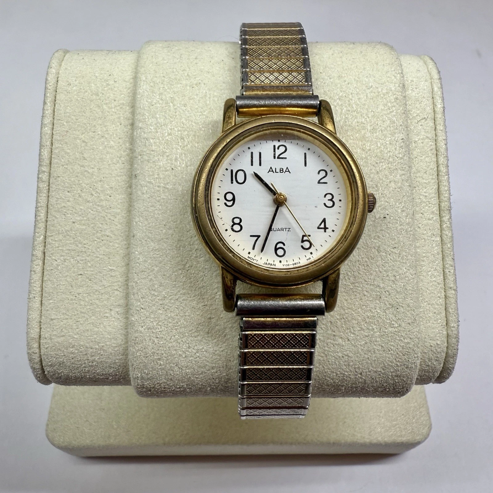 SEIKO ALBA Y136-6A80 Analog Quartz Women Vintage Watch W113 *WORKING