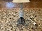 Vintage Cherub Brass And Porcelain Lamp — photo 3