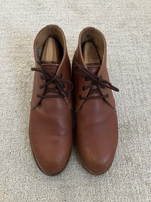 Red Wing 595 Size 10.5 Chukka Boot Mens Brown Traction Tred Lace Up USA Soft Toe