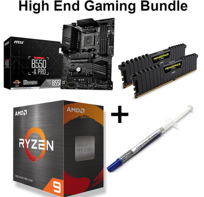   AMD Ryzen 9 5900X + MSI B550-A PRO Gaming Bundle   16GB / 32GB RAM  