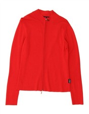 AUSTRALIAN L'ALPINA Womens Cardigan Sweater IT 44 Medium Red Viscose AR09