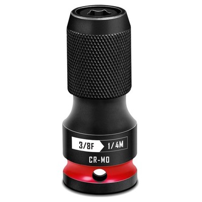 Schlagschrauber Bit Adapter 3/8- auf 1/4-Zoll Sechskant CR-MO Stahl