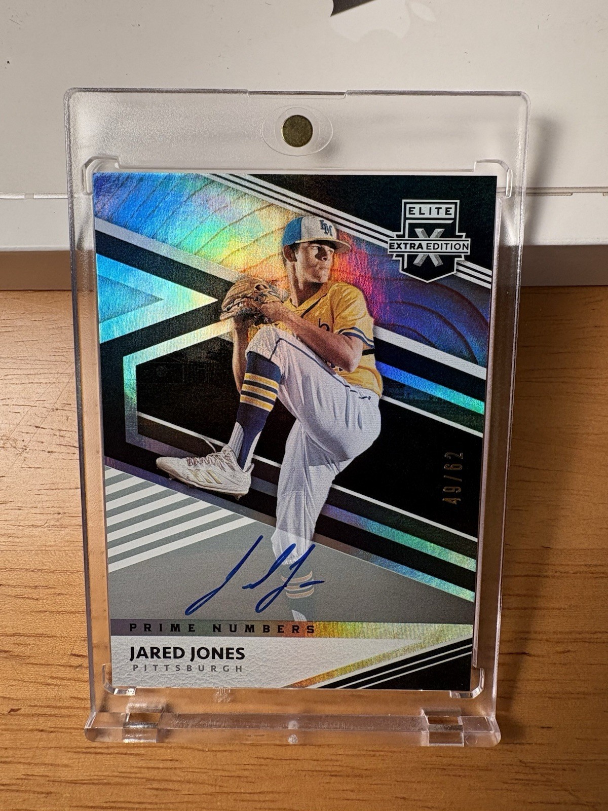 Jared Jones Elite Prime Numbers Black Rookie Auto /62 #44
