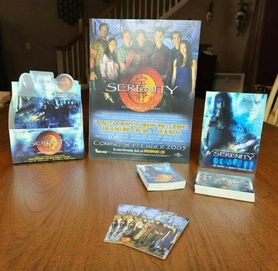 Firefly Serenity Trading Cards COMPLETE Set + Display + Promo Cards + Foil Packs