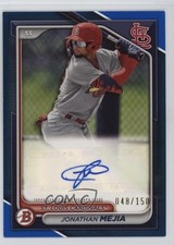 2024 Bowman Paper Prospect Retail Blue Border 48/150 Jonathan Mejia Auto 1u4w