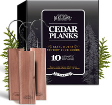 Cedarwood Planks - Cedar Blocks for Clothes Storage, Great Alternative to Moth B