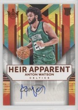 2024 Panini Court Kings Heir Apparent Amber 2/75 Anton Watson #HA-WAT Auto 15sd