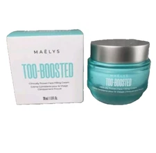 MAELYS TOO-BOOSTED Face Filling Cream 1 oz / 30 ml New in Box Clinically Proven