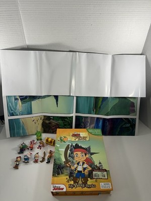 Jake & the Neverland Pirates My Busy Book 10 Character Figurines with Playmat