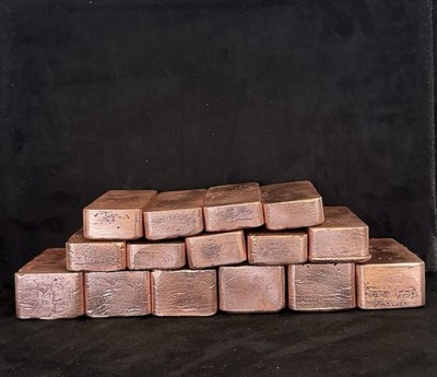 Kupferbarren 1 Millberry 99% CO / mit Materialwertanalyse