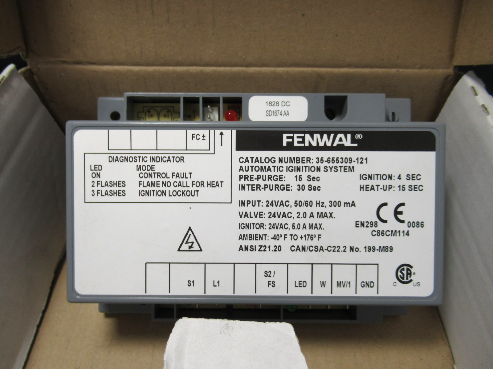 Andrews E887 ELECTRONIC Control Module Baxi