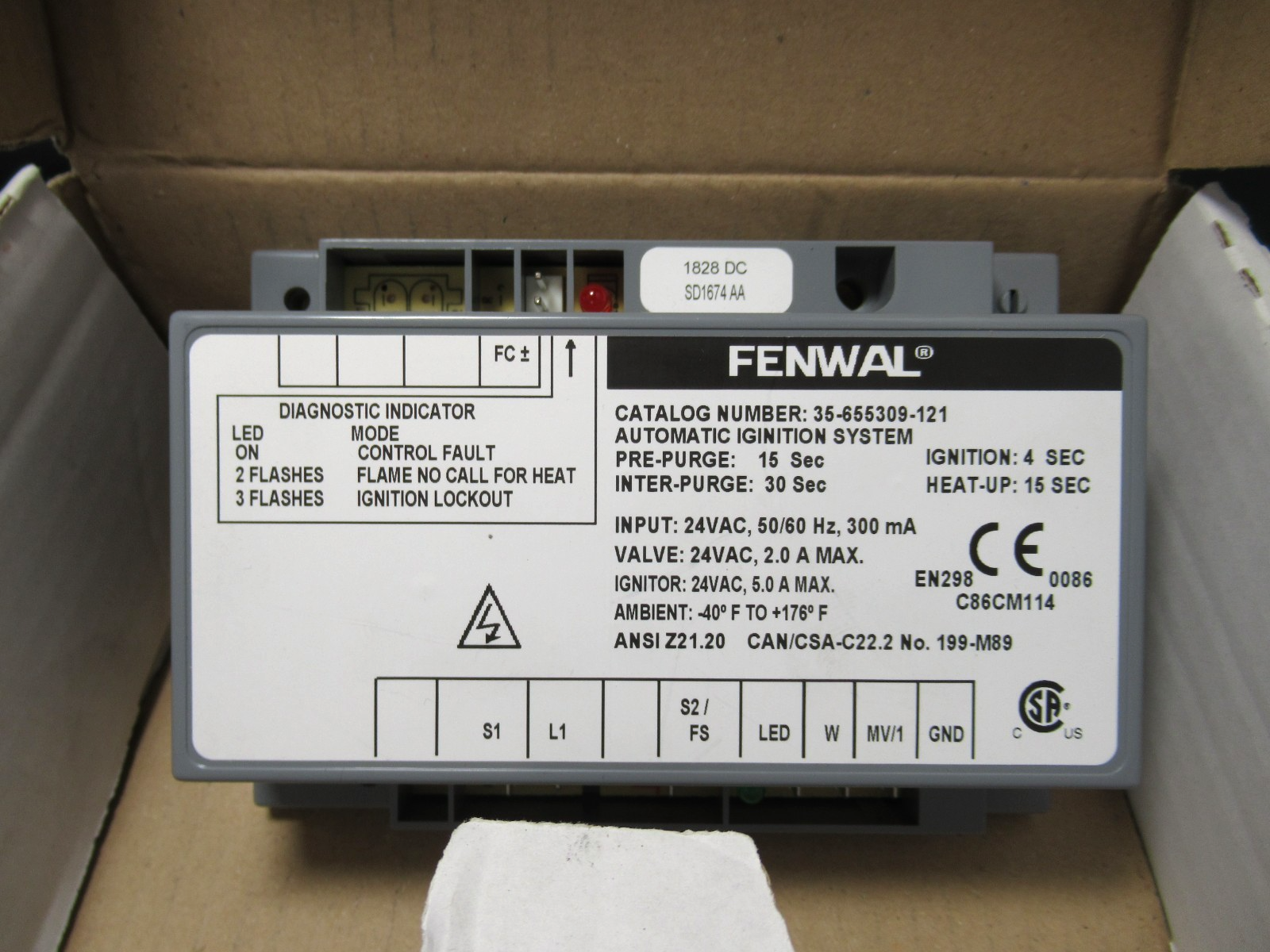 Andrews E887 ELECTRONIC Control Module Baxi