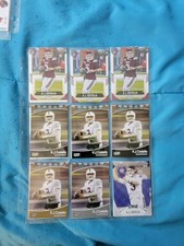 K.J. Costello. 9 Card Rookie Football Lot.  Great Condition