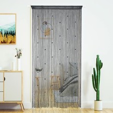 YaoYue Beaded Curtain Door String Curtains for Doorway Tassels Beads Hanging