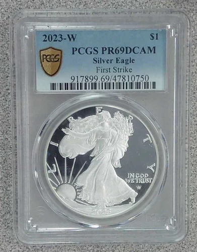2023-W Proof American 1 oz. .999 Silver Eagle PCGS PR69DCAM (750)