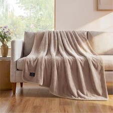Waterproof Blanket for Dog Washable Reversible Sherpa Fleece Throw Blanket fo...