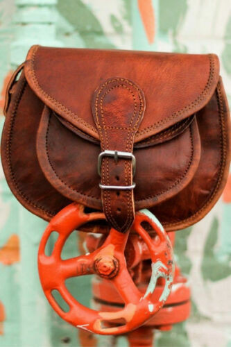 Borsa messenger in vera pelle da 12 borsa a tracolla A4 borsa a mano per lap