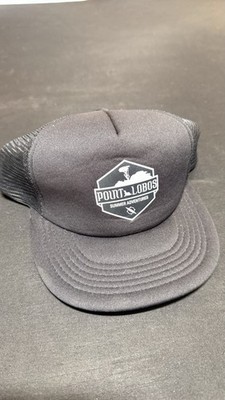 Point Lobos Adventure Hat Netted Mesh Black Adjustable Cap