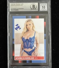 Kendra Sunderland Signed Custom Trading Card BAS Beckett COA Autograph Grade 10