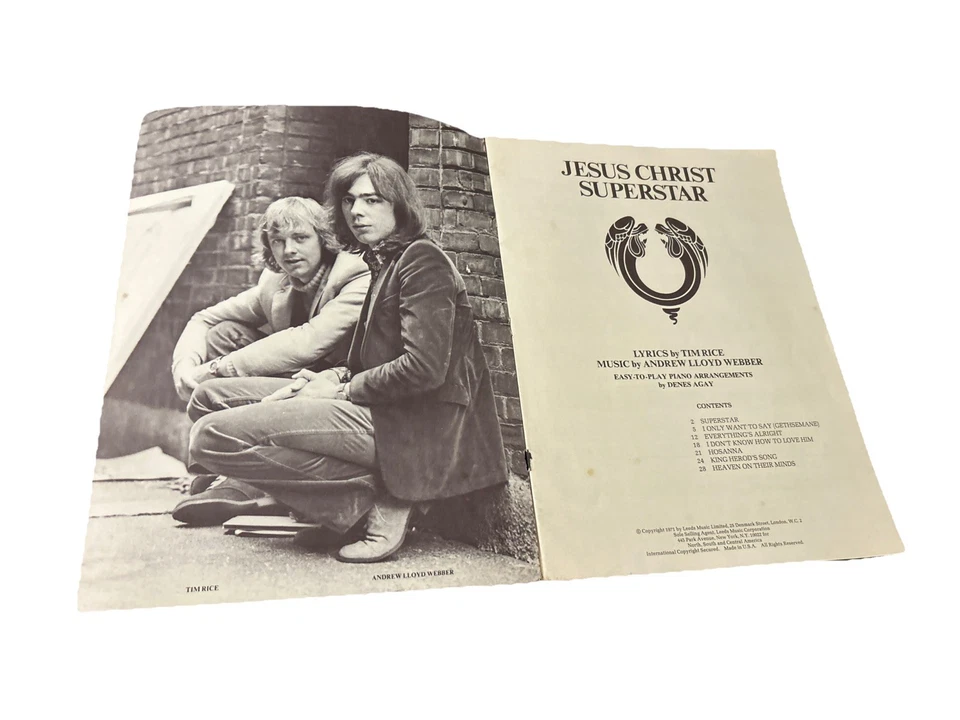 Jesus Christ Superstar A Rock Opera Easy Piano Paperback - Image 4 of 4