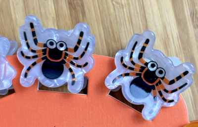 PIPER K Hair Claws Clips Halloween Ghost Pumpkin Bats  display picture 3
