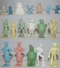 60's Marx 60mm Disney  Comic Character Figures Your Choice 7 each