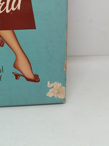 VTG Hartfield Beautiful Hosiery Box w/ 2 Pair Hanes Demi-Toe Stockings Sz 9 1/2 - Picture 19 of 20