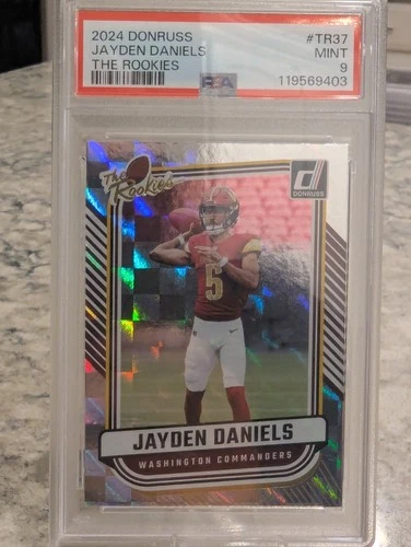 2024 Panini Donruss - The Rookies Jayden Daniels #TR-37 (RC) PSA 9 MINT