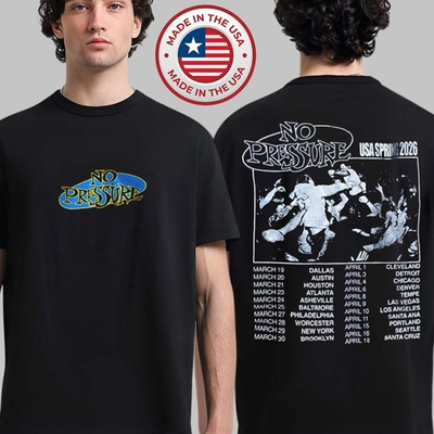#ad #ad No Pressure USA Spring 2026 Drain Headline Tour Unisex T Shirt $29.95