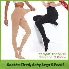 Medical Compression Pantyhose Tights Women 23-32 mmHg Support Pressure Stockings