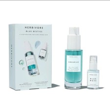 HERVIBORE BLUE BESTIES Skin Clarity Box Set Cleanser  Serum Acne Skin Blue Wave
