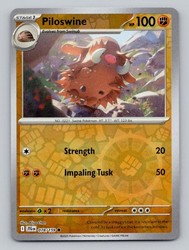 Piloswine 078/159 Reverse Holo Common SV09: Journey Together